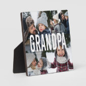 Liebe Sie Opa FotoCollage Fotoplatte (Vorderseite)