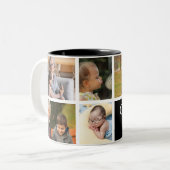 Liebe Sie Opa | Fotomaterial & Text Zweifarbige Tasse (Vorderseite Links)