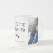 Liebe Sie, Opa Modern Collage Foto Kaffee Tasse (VorderseiteRechts)