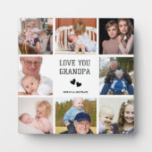 Liebe Sie, Opa | Modern Collage Foto Plaque Fotoplatte (Vorderseite)
