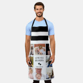 Liebe Sie, Opa | Moderne Collage Foto Schürze (Getragen)