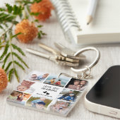 Liebe Sie, Opa | Moderner Collage Foto Schlüsselan Schlüsselanhänger (Vorderseite rechts)