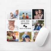 Liebe Sie, Opa | Modernes Collage Foto Mousepad (Mit Mouse)