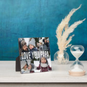 Liebe Sie Papa FotoCollage Fotoplatte (InSitu)