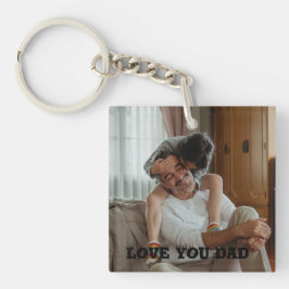 Liebe Sie Papa Personalisiert Foto Schlüsselanhäng Schlüsselanhänger