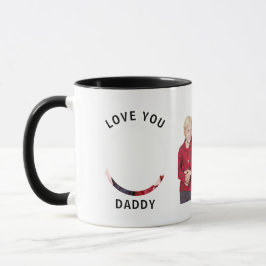 Liebe Sie Papa Personalisiertes Foto für eine Fami Tasse
