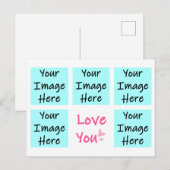 Liebe Sie Personalisiert Postkarte (Vorne/Hinten)