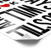 "Liebe Sie" Personalisierte Kunstdrucke Fotodruck (Ecke)