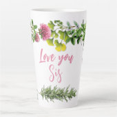Liebe Sie Personalisierte Tasse mit Kräutern (Vorderseite)
