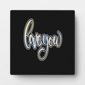 LIEBE SIE Plaque Fotoplatte (Vorderseite)