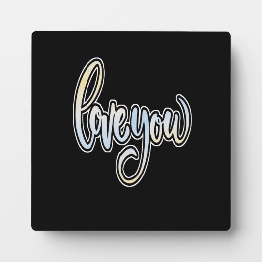 LIEBE SIE Plaque Fotoplatte (Vorderseite)