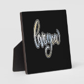 LIEBE SIE Plaque Fotoplatte (Vorderseite)