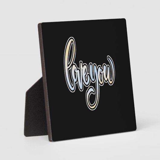 LIEBE SIE Plaque Fotoplatte (Vorderseite)