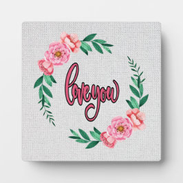 LIEBE SIE Plaque Fotoplatte