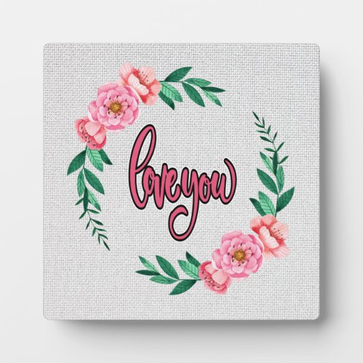 LIEBE SIE Plaque Fotoplatte (Vorderseite)