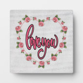 LIEBE SIE Plaque Fotoplatte (Vorderseite)