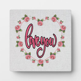 LIEBE SIE Plaque Fotoplatte