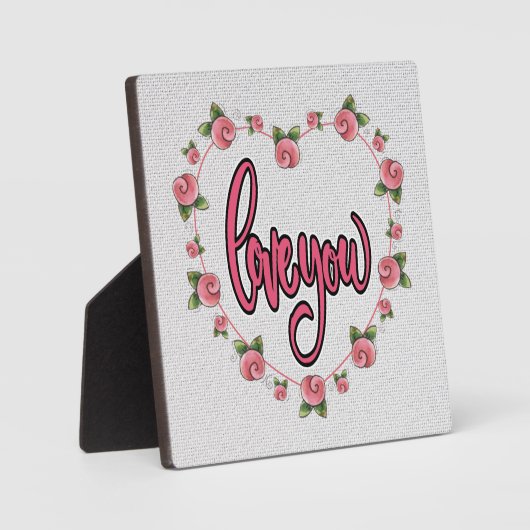 LIEBE SIE Plaque Fotoplatte (Vorderseite)