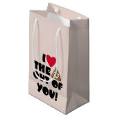 Liebe Sie Poo Geschenk-Tasche Kleine Geschenktüte (Vorderseite Schrägansicht)