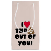 Liebe Sie Poo Geschenk-Tasche Kleine Geschenktüte (Vorderseite)