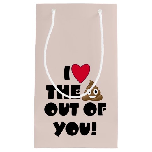Liebe Sie Poo Geschenk-Tasche Kleine Geschenktüte (Vorderseite)