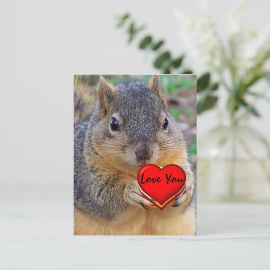 Liebe Sie_ Postkarte (Stehend Vorderseite)