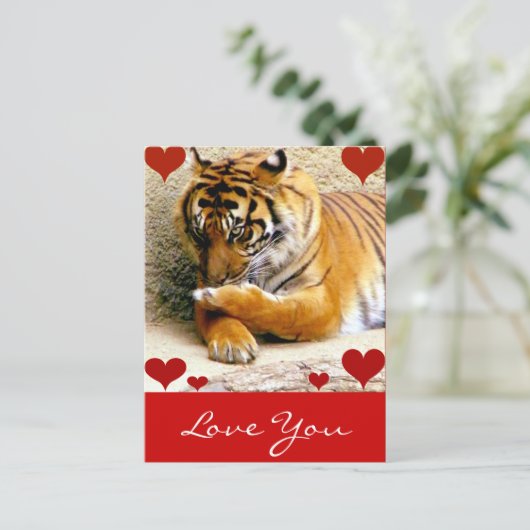 Liebe Sie_ Postkarte (Stehend Vorderseite)