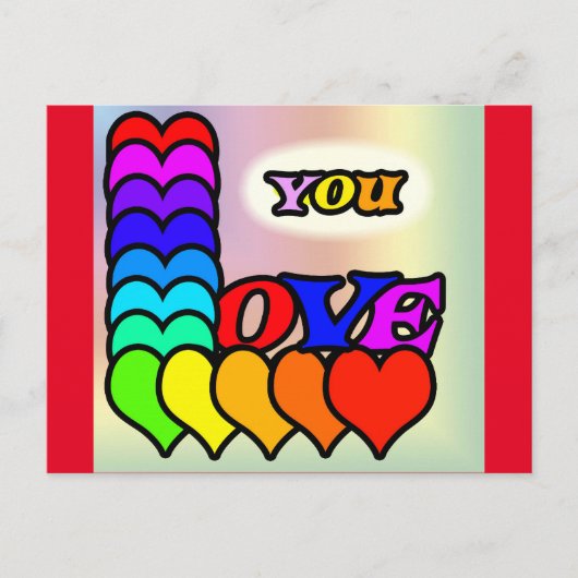 Liebe Sie Postkarte (Vorderseite)