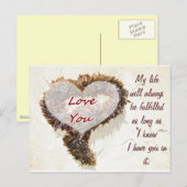 Liebe Sie_ Postkarte (Vorne/Hinten)