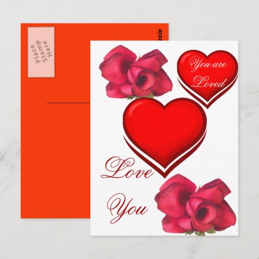 Liebe Sie_ Postkarte (Vorne/Hinten)