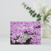 Liebe Sie Postkarte (Stehend Vorderseite)