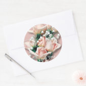 Liebe Sie Rose Aufkleber (Umschlag)