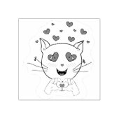 Liebe Sie Rubber Briefmarke Gummistempel (Prägung)