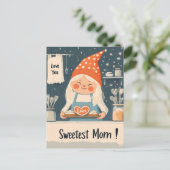 Liebe Sie, schönste Mama Design Feiertagspostkarte (Stehend Vorderseite)