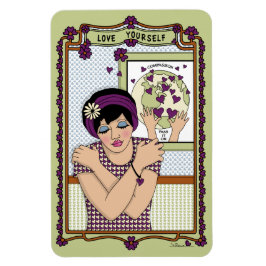 Liebe Sie selbst_A_4x6 Kühlschrank Magnet