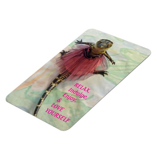 Liebe Sie selbst Alligator Magnet (Linke Seite)
