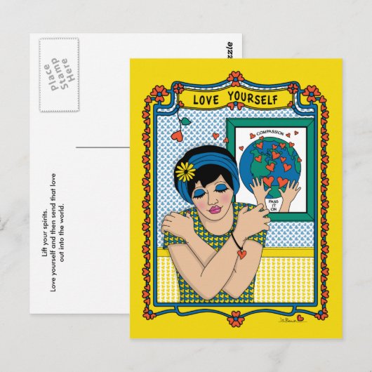 Liebe Sie selbst_B_ Postkarte (Vorne/Hinten)