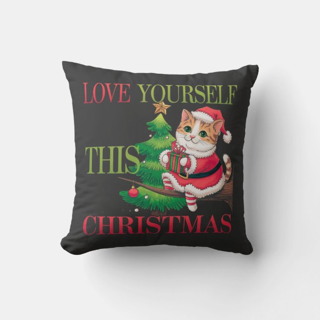 Liebe Sie selbst Diese Weihnachtsfeier Kissen (Vorderseite)