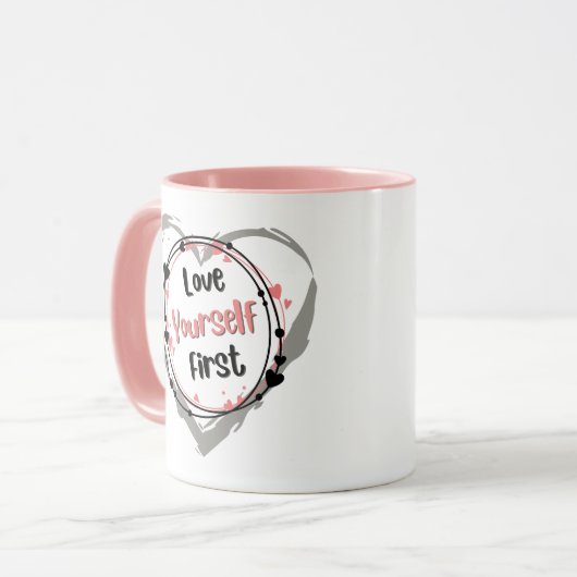 Liebe Sie selbst erste BFTG Tasse (Vorderseite Links)