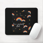 Liebe Sie selbst Erste Regenbogenpresse Mousepad (Mit Mouse)