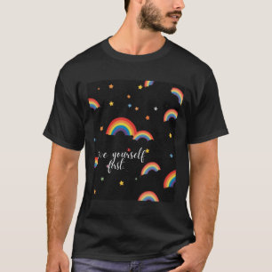 Liebe Sie selbst Erste Regenbogenpresse T-Shirt
