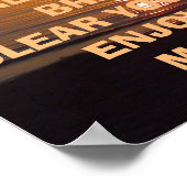 Liebe Sie selbst Inspiration Zitat Poster Beachy (Ecke)