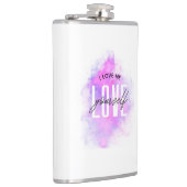 "Liebe Sie selbst" Inspirative Tasse Flachmann (Rechts)