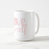 Liebe Sie selbst Kaffee Tasse (VorderseiteRechts)