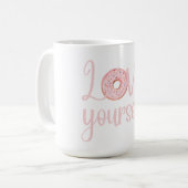 Liebe Sie selbst Kaffee Tasse (Vorderseite Links)