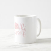 Liebe Sie selbst Kaffeetasse (VorderseiteRechts)