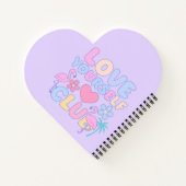 Liebe Sie selbst Klub Anpassbare Notebooks Notizblock (Rückseite)
