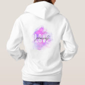 Liebe Sie selbst - Minimalistische Motivierend Hoo Hoodie (Rückseite)
