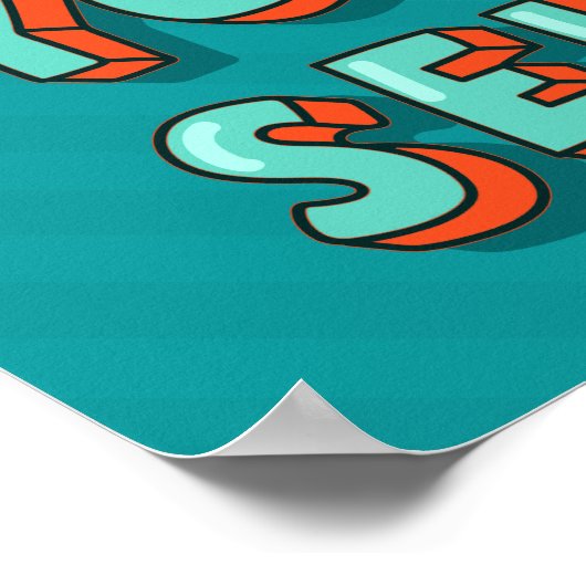 Liebe Sie selbst Poster (Ecke)