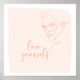 Liebe Sie selbst Poster